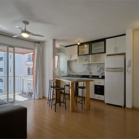 Apartamento para alugar com 1 quarto em Moema, São Paulo, SP