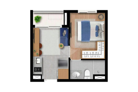 Apartamento à venda com 1 suíte em Pinheiros, São Paulo, SP