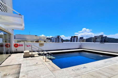 Studio com 1 dormitório à venda, 24 m² por R$ 405.000,00 - Gonzaga - Santos/SP