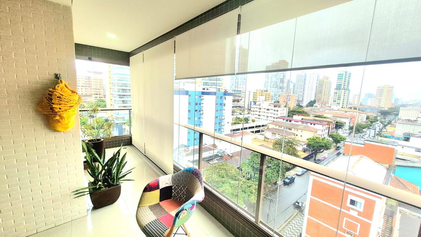 Apartamento com 3 dormitórios à venda, 210 m² por R$ 1.750.000,00 - Boqueirão - Santos/SP