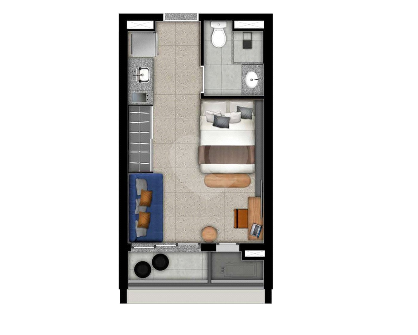 Apartamento à venda com 1 quarto em Vila Madalena, São Paulo, SP