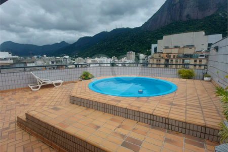 Cobertura à venda com 4 suítes em Lagoa, Rio de Janeiro, RJ