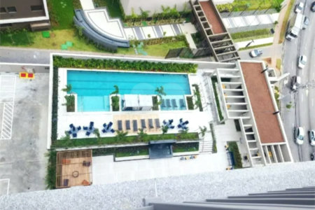 Lindo studio em panamby com 1 dormitório