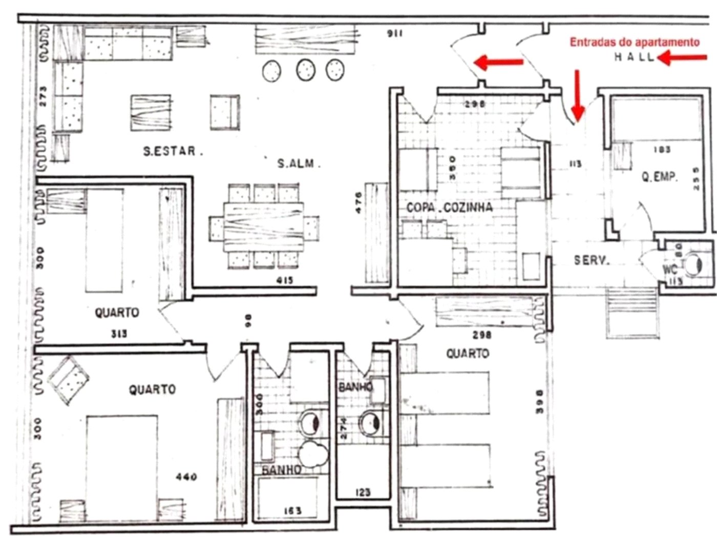 Apartamento à venda com 3 quartos em Botafogo, Rio de Janeiro, RJ