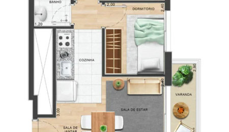 Apartamento à venda com 2 quartos em Butantã, São Paulo, SP