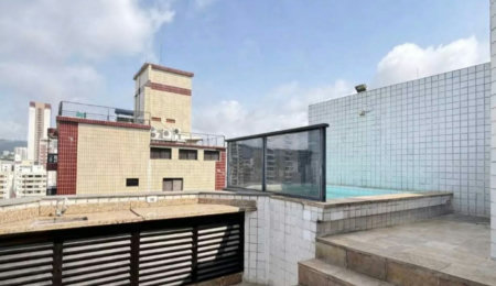 Cobertura com 1 dormitório à venda, 112 m² por R$ 921.000,00 - Pompéia - Santos/SP
