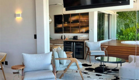 Apartamento com 1 quarto com hidromassagem e vista para o mar à venda em Aparecida - SP