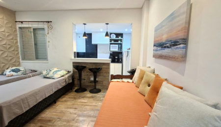 Apartamento com 1 dormitório à venda, 30 m² por R$ 395.000,00 - Embaré - Santos/SP