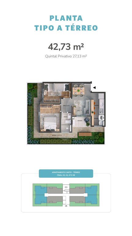 Apartamento à venda com 2 quartos em Caguassu, Sorocaba, SP