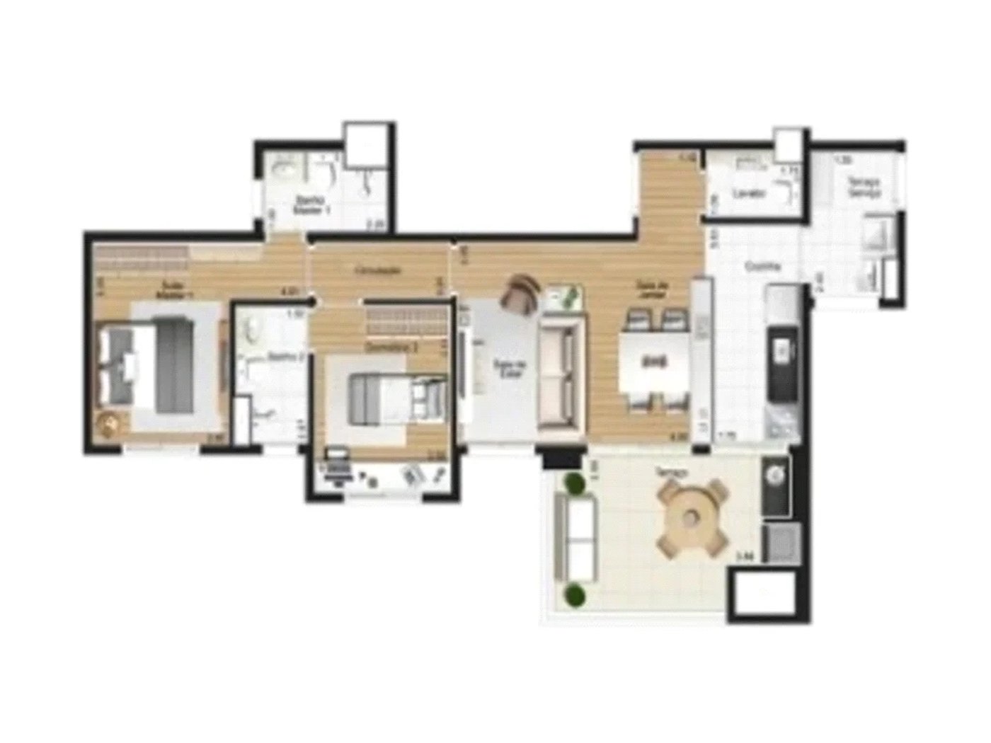 Apartamento à venda com 3 quartos, sendo 2 suítes, em Vila Andrade, São Paulo, SP