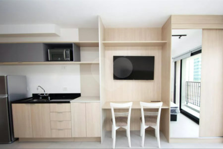 Apartamento para alugar com 1 quarto em Pinheiros, São Paulo, SP