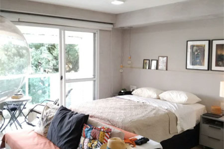 Apartamento à venda com 1 quarto em Brooklin Paulista, São Paulo, SP