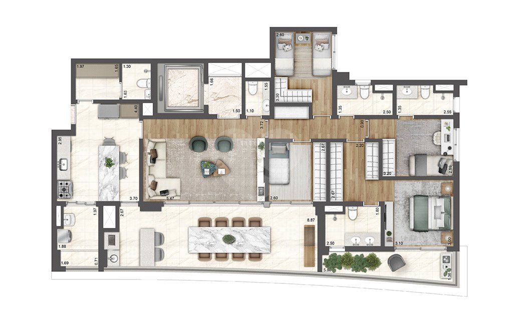 Apartamento à venda com 4 suítes em Vila Mariana, São Paulo, SP