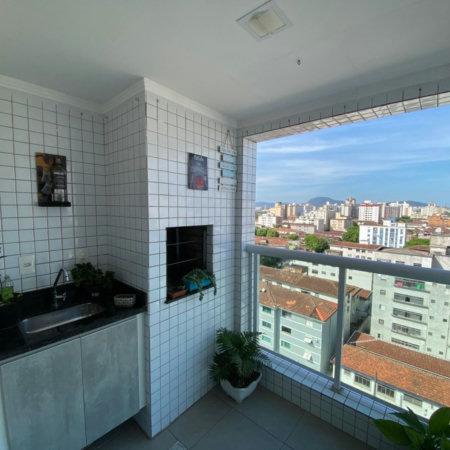 Apartamento à Venda no Embaré – Santos | 74 m² | 2 Dormitórios (1 Suíte) | Varanda Gourmet | Lazer Completo
