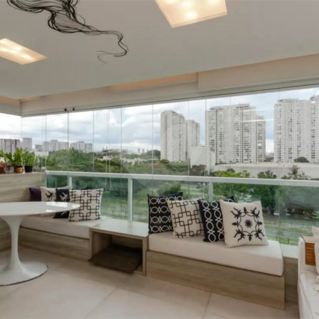Apartamento à venda ou para alugar com 2 suítes em Santo Amaro, São Paulo, SP