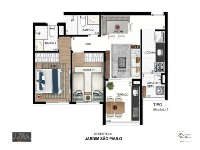 Apartamento à venda com 2 quartos, sendo 1 suíte,  em Santana, São Paulo, SP