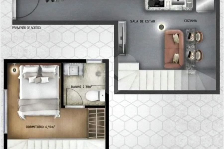 Apartamento à venda com 1 quarto em SANTANA, São Paulo, SP