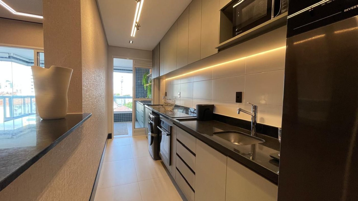 Apartamento com 1 dormitório à venda, 60 m² por R$ 990.000,00 - Boqueirão - Santos/SP