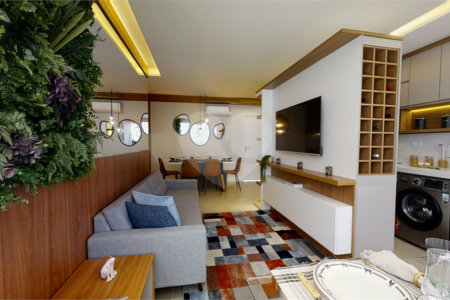 Apartamento à venda com 2 quartos, sendo 1 suíte, em Vila Assunção, Santo André, SP