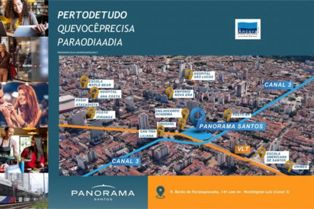Apartamento Residencial à venda, Encruzilhada, Santos - AP1060.