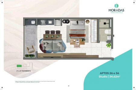 Apartamento à venda com 1 quarto em Jardim São Paulo(zona Norte), São Paulo, SP