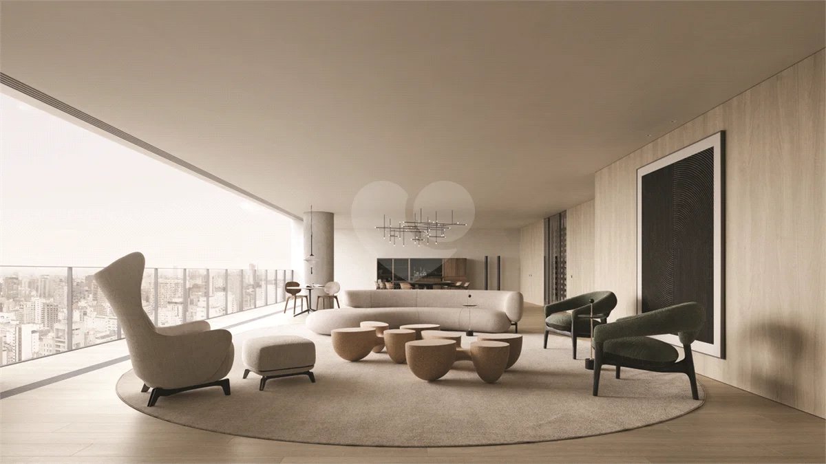Cobertura Duplex Exclusiva nos Jardins | 614 m², 4 Suítes e 5 Vagas, Vista Livre