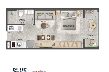 Apartamento à venda com 1 suíte em Vila Sônia, São Paulo, SP