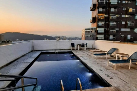 Studio com 1 dormitório à venda, 27 m² por R$ 355.000,00 - Gonzaga - Santos/SP
