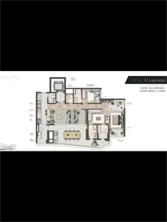 Apartamento à venda com 2 suítes em Santo Amaro, São Paulo, SP