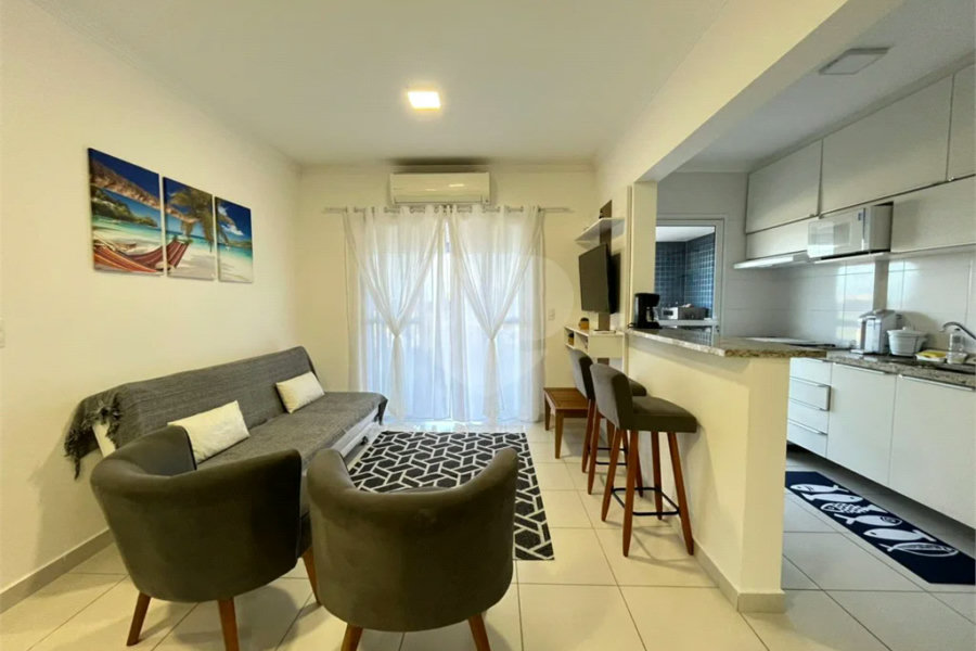 Apartamento à venda com 2 quartos, sendo 1 suíte,  em Indaiá, Bertioga, SP
