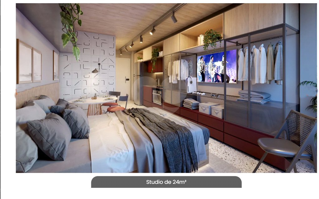 Studio à venda com 1 quarto em Vila Olímpia, São Paulo, SP