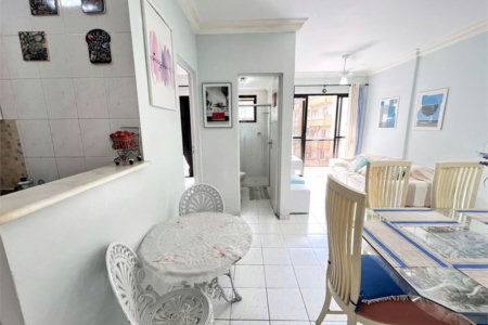 Apartamento com 1 dormitório à venda, 52 m² por R$ 265.000,00 - Jardim Três Marias - Guarujá/SP