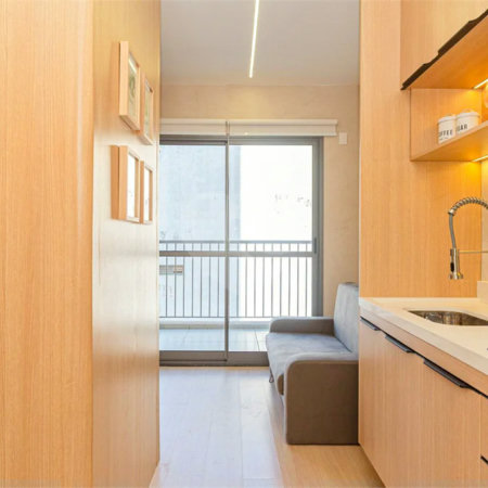 Apartamento - Prox Paulista - 1 quarto - varanda - 1 banheiro - sem garagem