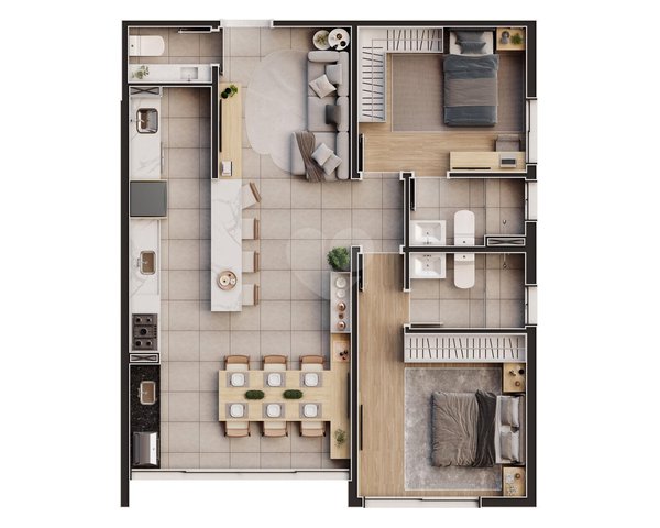 Apartamento 78m² 1