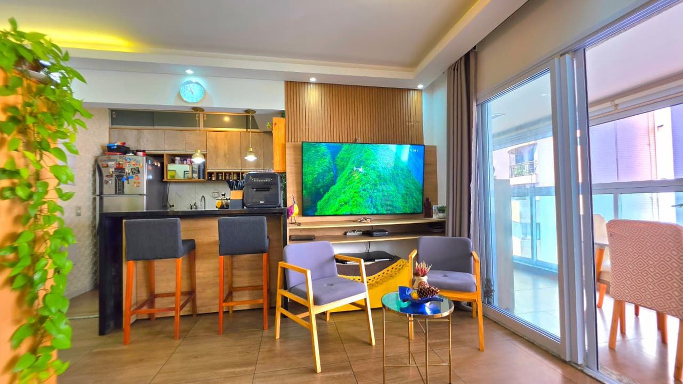 Apartamento com 1 dormitório à venda, 58 m² por R$ 740.000,00 - Ponta da Praia - Santos/SP
