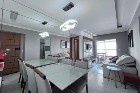 Apartamento à venda com 2 quartos, sendo 1 suíte, em Guilhermina, Praia Grande, SP