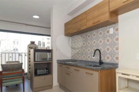 Apartamento à venda ou para alugar com 1 quarto em Cerqueira César, São Paulo, SP