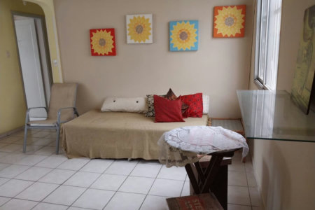 Apartamento com 2 dormitórios para alugar, 60 m² por R$ 3.690,00/mês - Gonzaga - Santos/SP