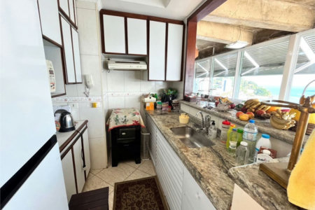 apartamento pé na areia com vista total para o mar em são vicente