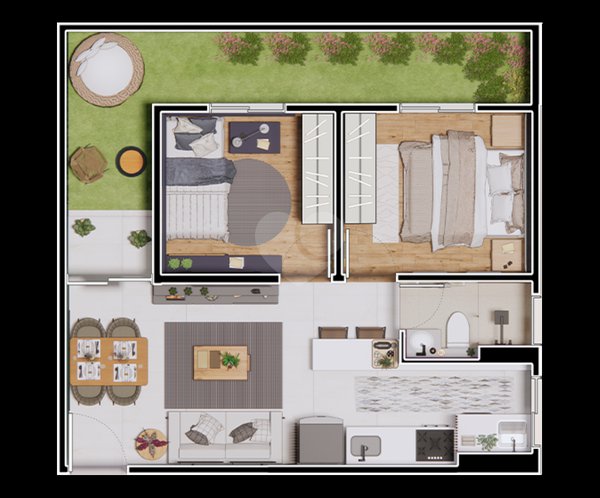 Apartamento 42m² 1