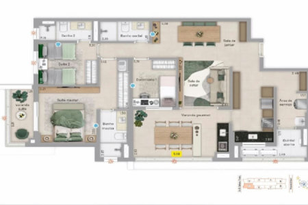 Apartamento Residencial à venda, Ponta da Praia, Santos - AP0981.