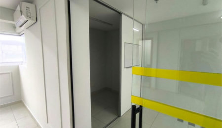 Sala Comercial para locação, Marapé, Santos - SA0016.