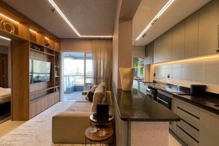 Apartamento com 1 dormitório à venda, 60 m² por R$ 990.000,00 - Boqueirão - Santos/SP