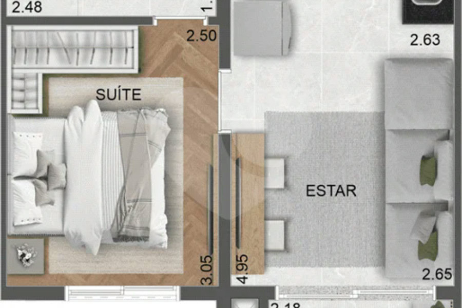 Apartamento à venda com 1 quarto em Tucuruvi, São Paulo, SP