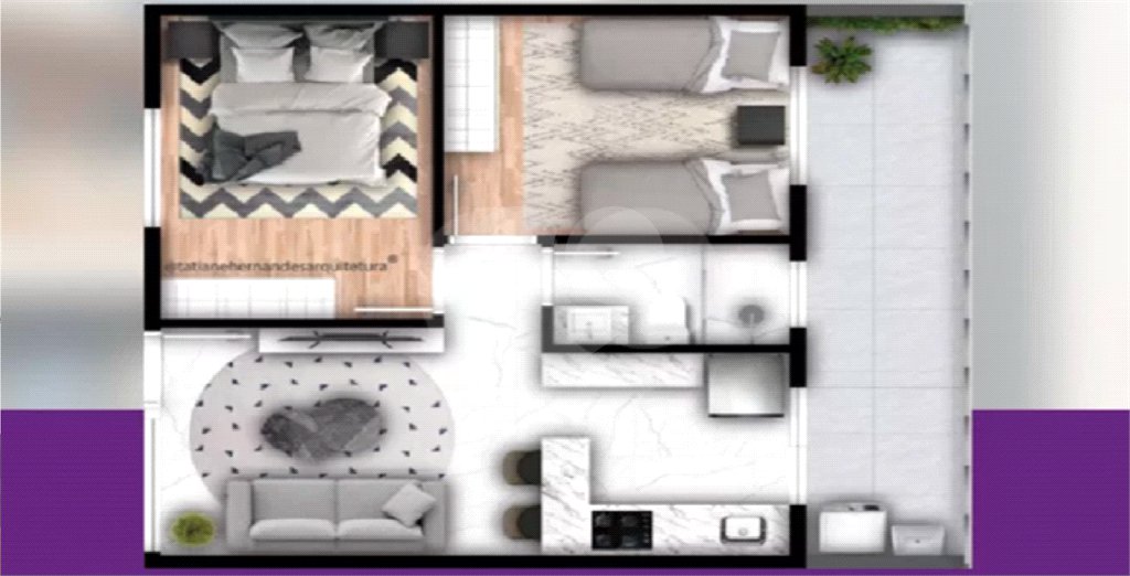 Apartamento á Venda com 47m² - Jabaquara