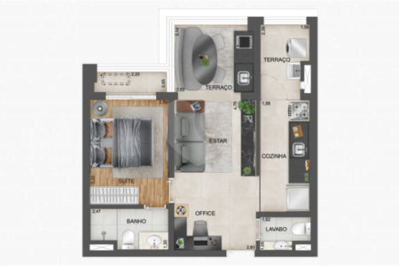 STUDIO NA VILA CLEMENTINO 32 m