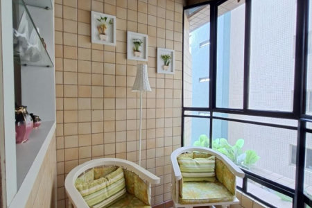 Apartamento com 1 dormitório à venda, 79 m² por R$ 570.000,00 - Aparecida - Santos/SP
