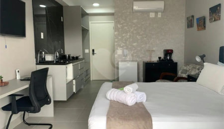 Apartamento à venda com 1 quarto em Indianópolis, São Paulo, SP
