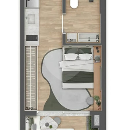 Apartamento à venda com 1 quarto em BUTANTÃ, São Paulo, SP
