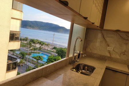 Apartamento com 2 dormitórios à venda, 85 m² por R$ 1.450.000,00 - Aparecida - Santos/SP